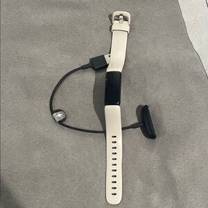 Fitbit Fitness Tracker with Cream Band